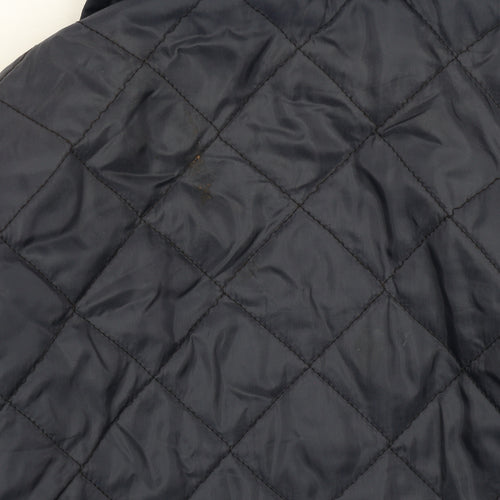 Beaver of Bolton Men's Blue Quilted Waterproof Country Jacket Size 42