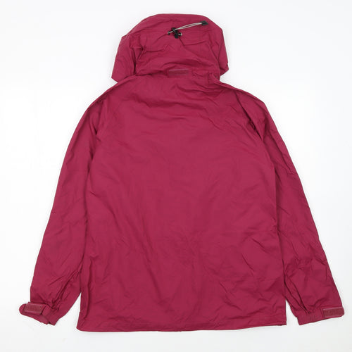 Rohan Womens Red Waterproof Hooded Lightweight Rain Jacket Size S