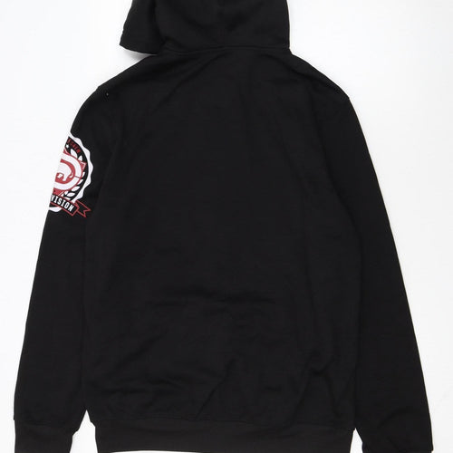 Ecko Unltd Men’s Black Full Zip Hoodie Medium Graphic Print