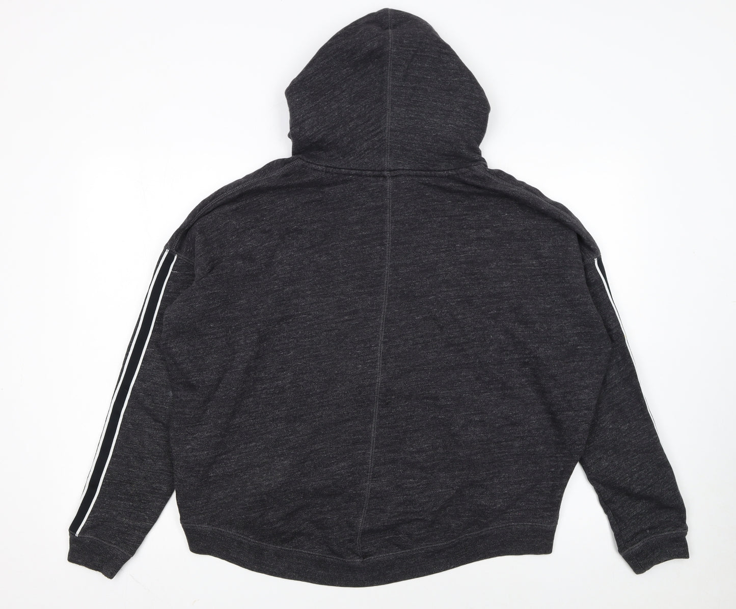 Nike Women's Black Pullover Hoodie M Cotton Logo Sportswear