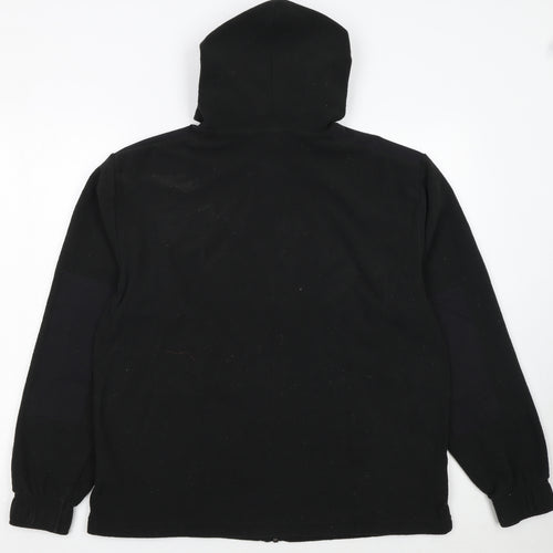 Puma Men's Black Full Zip Hoodie Size S Sportswear Fleece Jacket