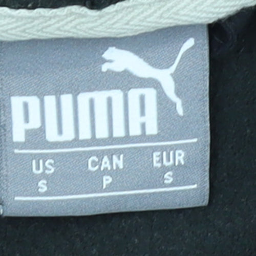 Puma Men's Black Full Zip Hoodie Size S Sportswear Fleece Jacket