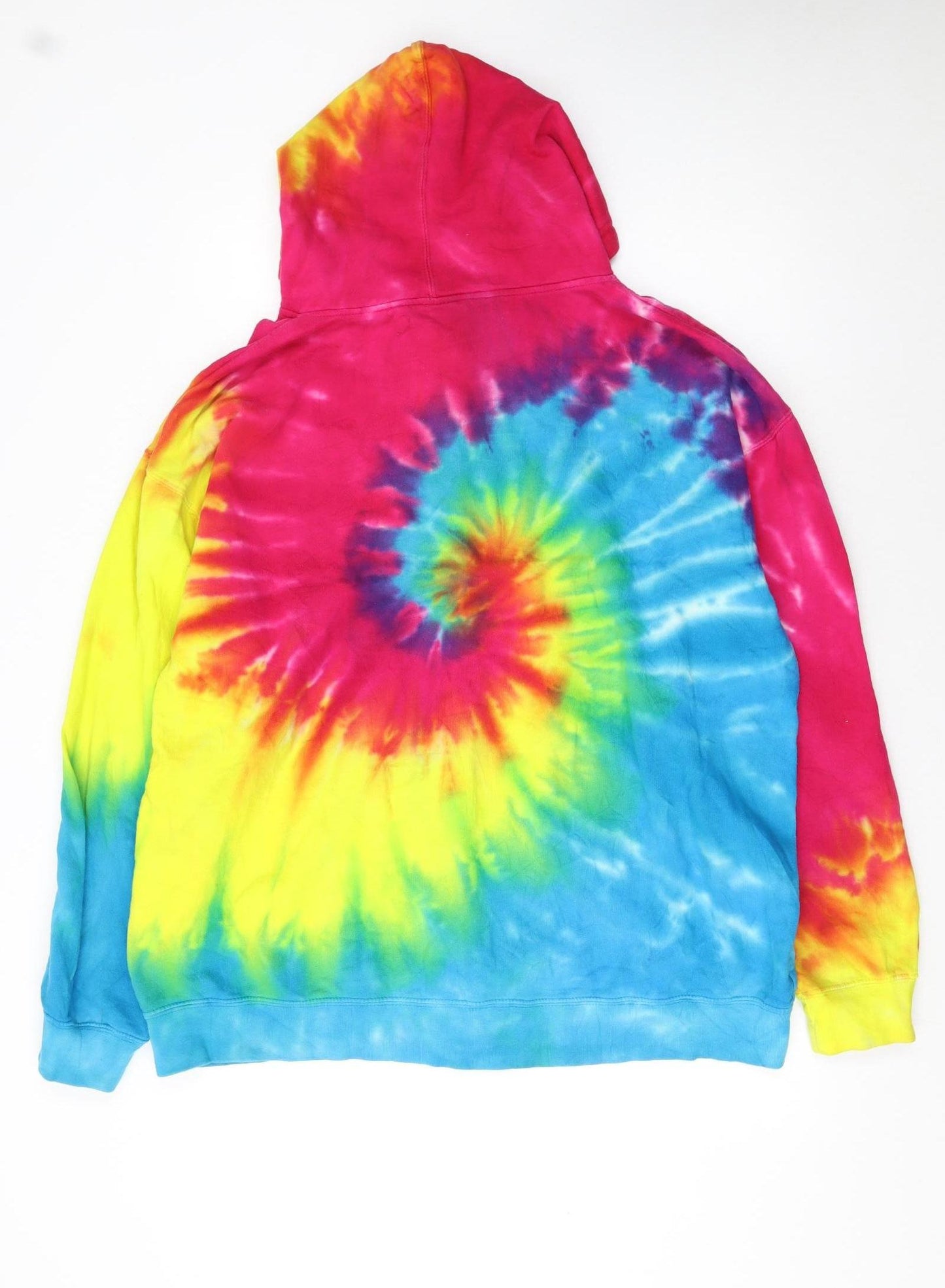 Isaac's Designs Sports Women's Multicoloured Tie-Dye Full Zip Hoodie XL