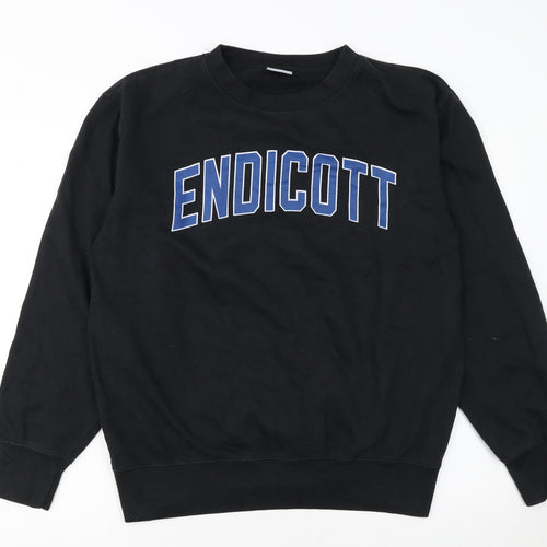 MV Sport Men's Black Endicott College Pullover Sweatshirt Size S