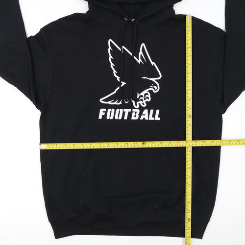 Champion Men's Black Football Graphic Pullover Hoodie Size M