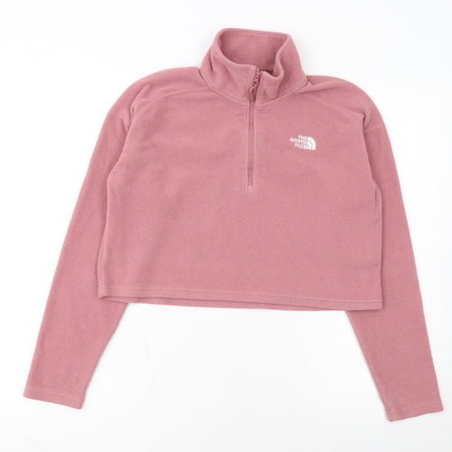 The North Face Womens Pink Fleece Pullover Sweatshirt Medium