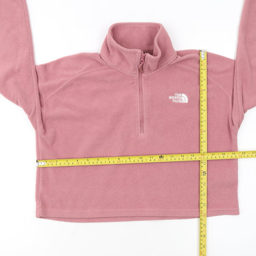 The North Face Womens Pink Fleece Pullover Sweatshirt Medium