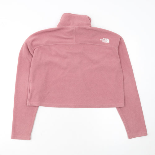 The North Face Womens Pink Fleece Pullover Sweatshirt Medium