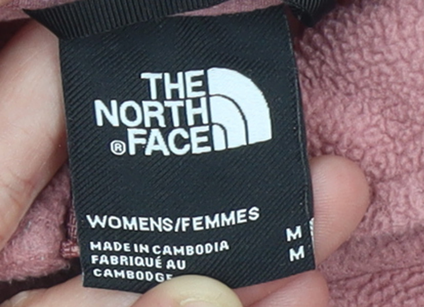 The North Face Womens Pink Fleece Pullover Sweatshirt Medium