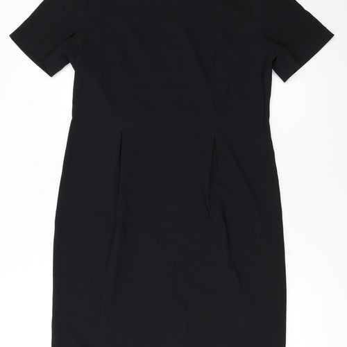 Leslie Fay Petite Women's Black Size 10 Sheath Dress