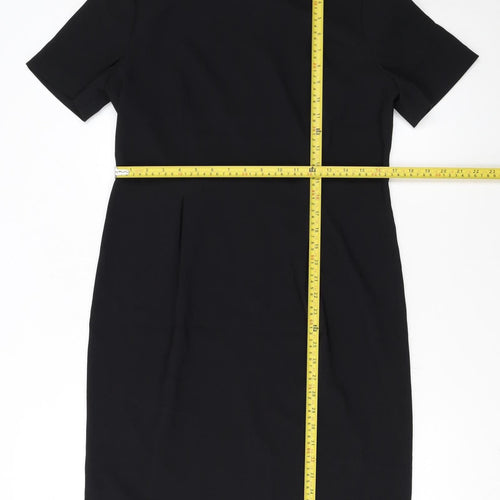 Leslie Fay Petite Women's Black Size 10 Sheath Dress