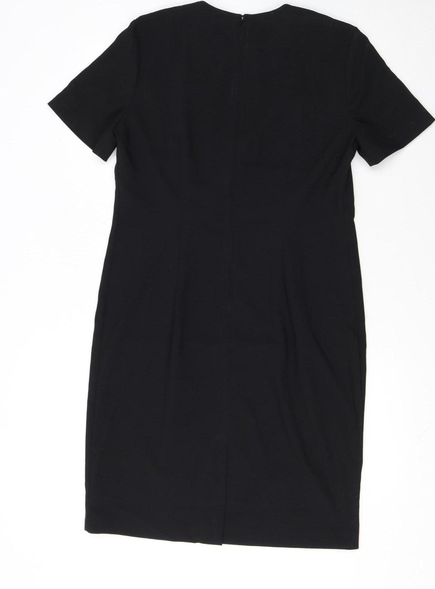 Leslie Fay Petite Women's Black Size 10 Sheath Dress