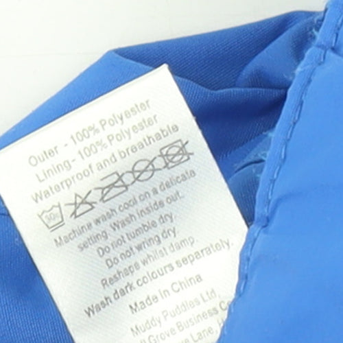 Muddy Puddles Boys Blue 5-6 Years Waterproof Snow Pants