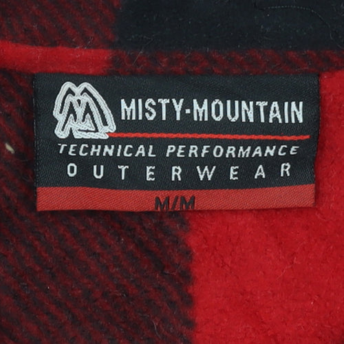Misty Mountain Mens Red Check Flannel Outdoor Jacket M