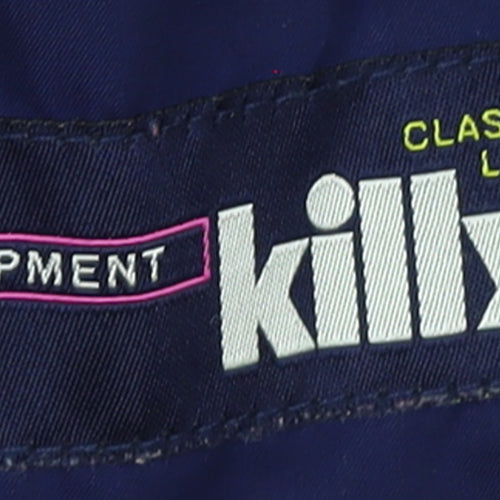 Killy Women's Blue Ski Jacket One Piece Size 12 Winter Insulated Belted