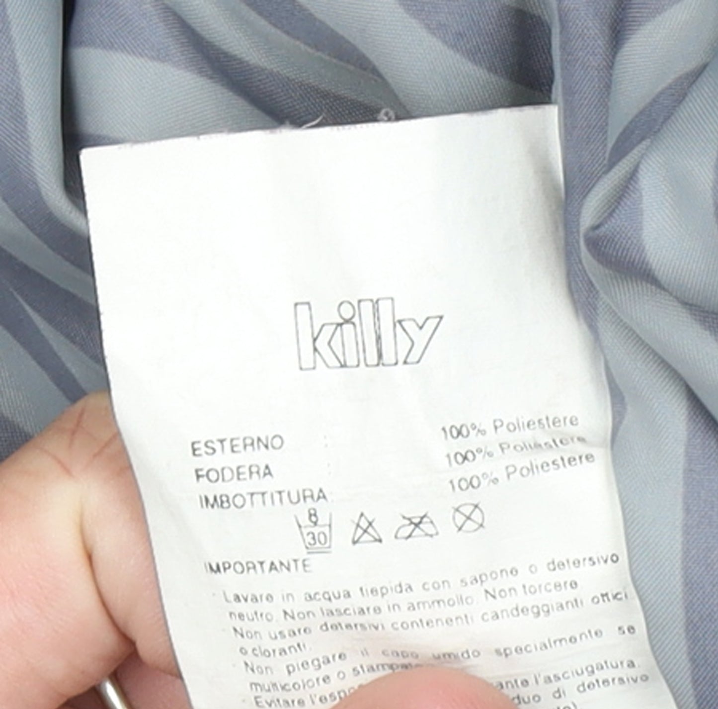 Killy Women's Blue Ski Jacket One Piece Size 12 Winter Insulated Belted