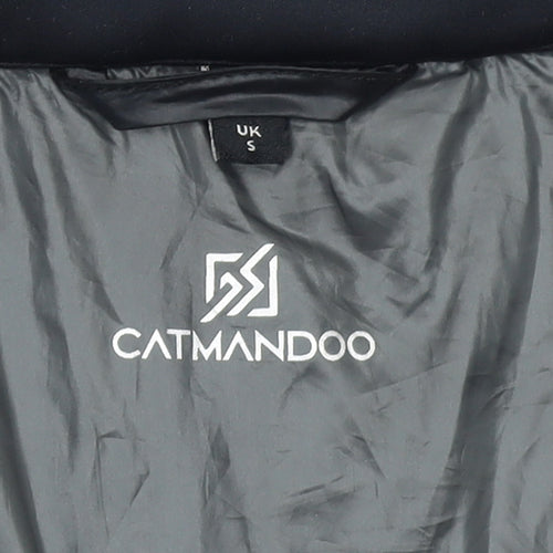 Catmandoo Men's Grey Softshell Padded Lightweight Full Zip Active Jacket Size S