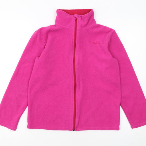 Freedom Trail Women’s Pink Full Zip Fleece Jacket Size 6 Classic Fit