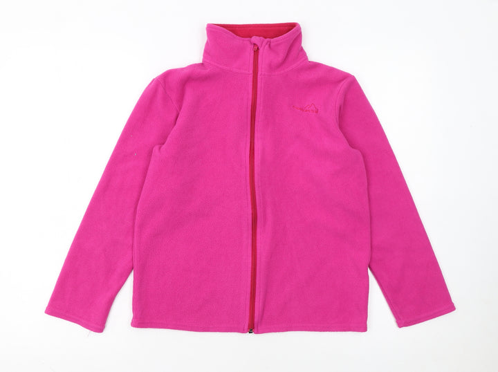 Freedom Trail Women’s Pink Full Zip Fleece Jacket Size 6 Classic Fit