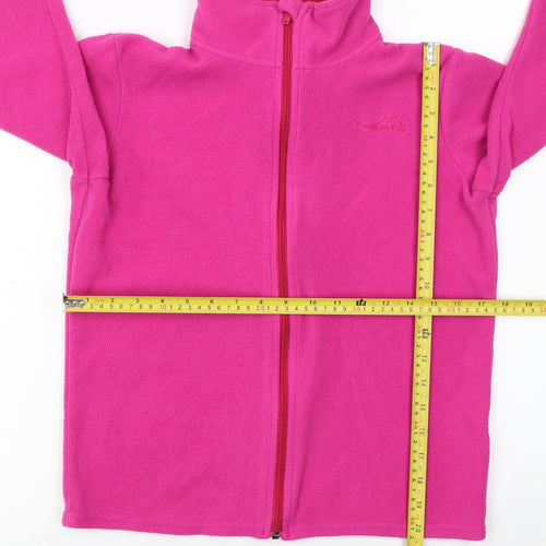 Freedom Trail Women’s Pink Full Zip Fleece Jacket Size 6 Classic Fit