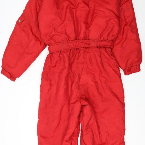 Trespass Men Red L Ski Suit Jacket Insulated Waterproof Belted Winter