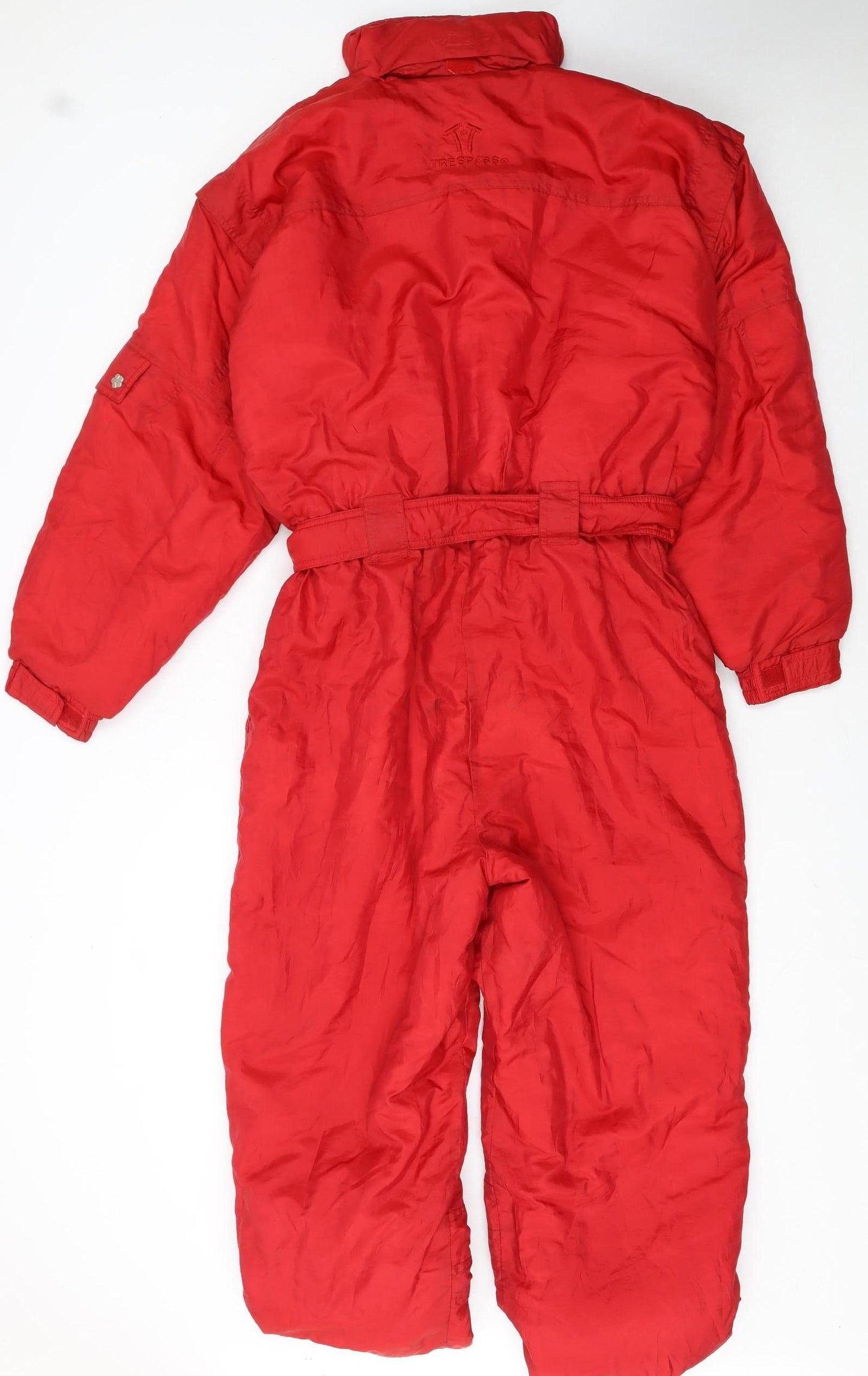 Trespass Men Red L Ski Suit Jacket Insulated Waterproof Belted Winter