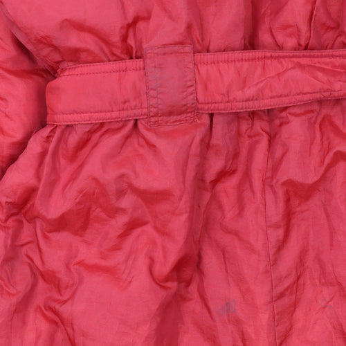 Trespass Men Red L Ski Suit Jacket Insulated Waterproof Belted Winter