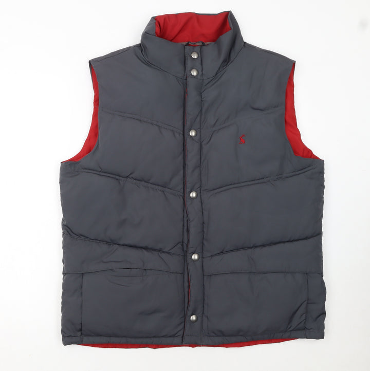 Joules Men's Grey Padded Bodywarmer Gilet XL Polyester Outdoor