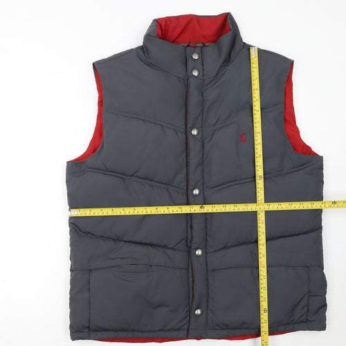 Joules Men's Grey Padded Bodywarmer Gilet XL Polyester Outdoor