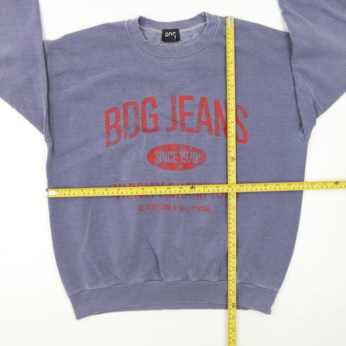 BDG Urban Outfitters Women's Blue Graphic Pullover Sweatshirt S