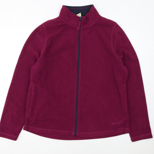 Weird Fish Women’s Purple Fleece Full Zip Jacket Size 18