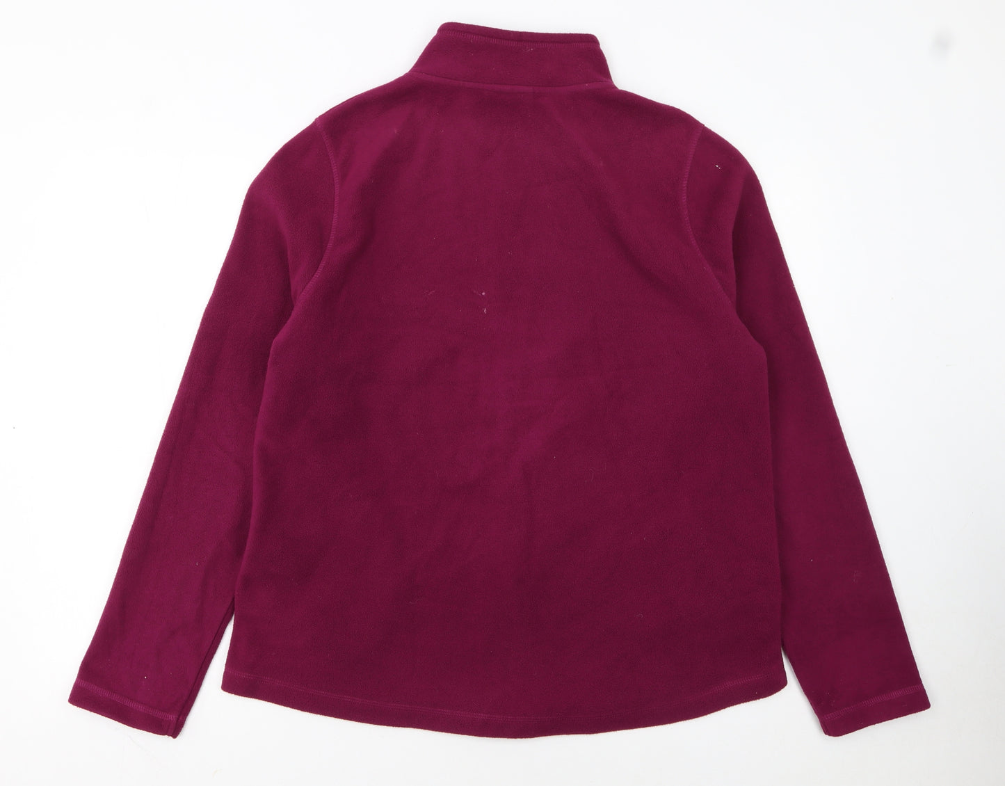 Weird Fish Women’s Purple Fleece Full Zip Jacket Size 18
