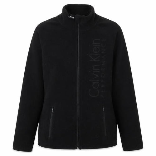 Calvin Klein Women’s Black XS Fleece Zip Jacket Quick Dry