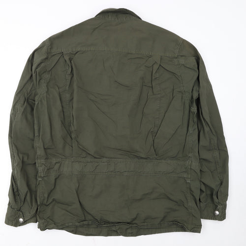 Paul Smith Jeans Men's Green XL Military Style Button-Up Shirt