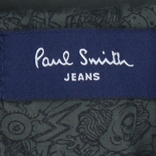 Paul Smith Jeans Men's Green XL Military Style Button-Up Shirt