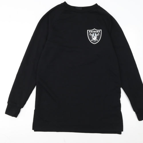 NFL Team Apparel Women’s Black XS Pullover Raiders Sweatshirt