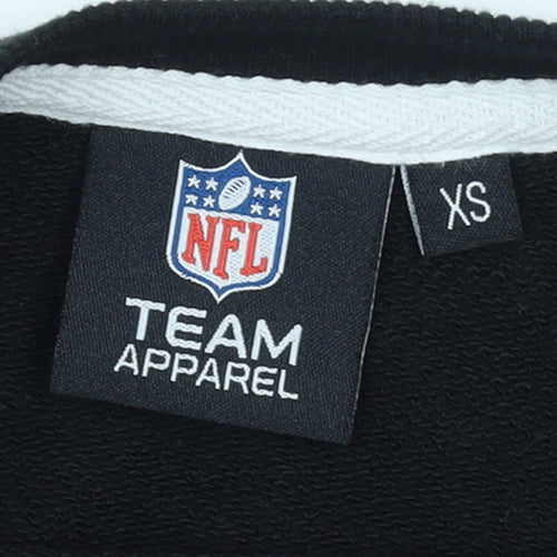 NFL Team Apparel Women’s Black XS Pullover Raiders Sweatshirt