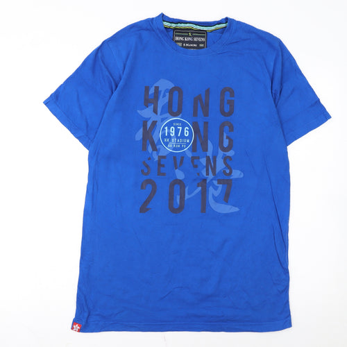 Kukri Men's Blue Hong Kong Sevens 2017 Cotton T-Shirt Size S