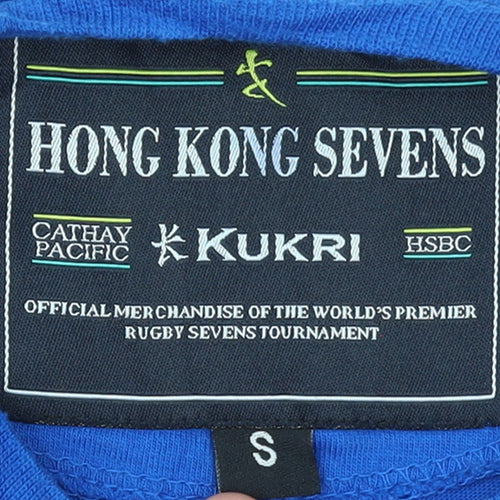 Kukri Men's Blue Hong Kong Sevens 2017 Cotton T-Shirt Size S