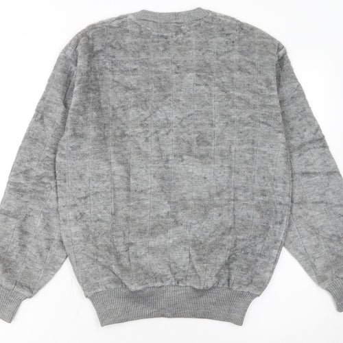 Lindbergh Women's Grey V-Neck Pullover Sweater Size M