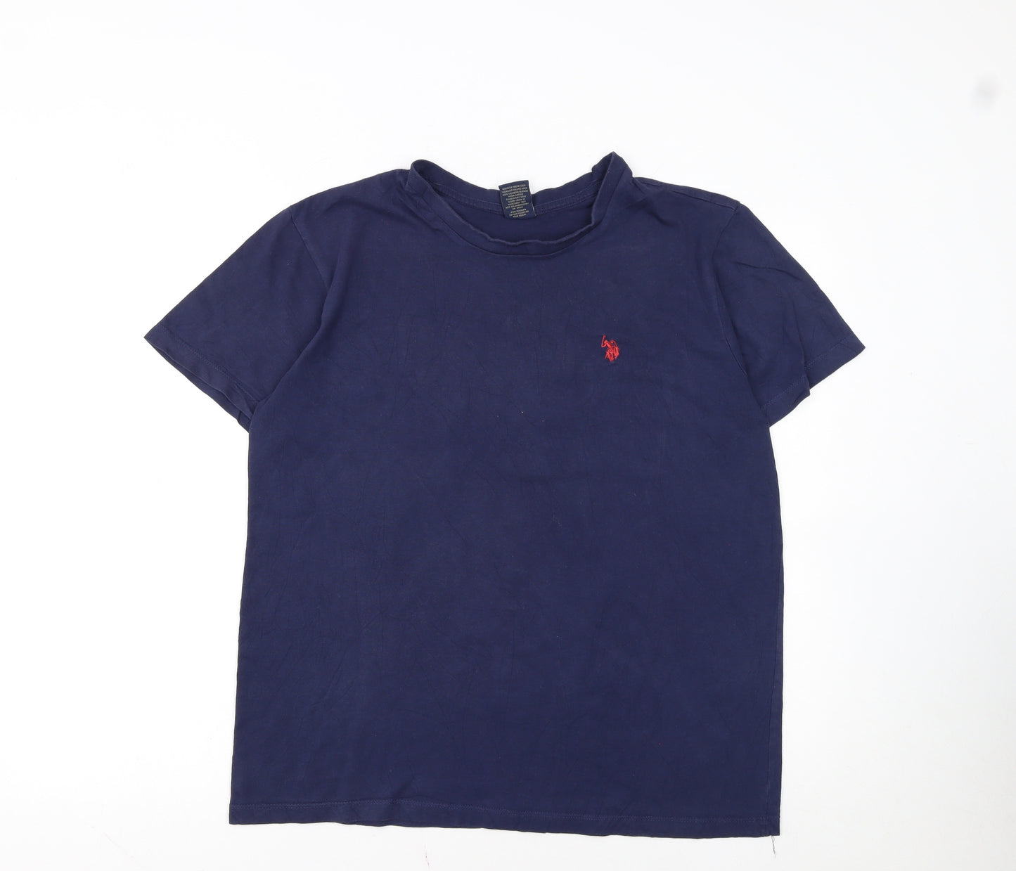 U.S. Polo Assn. Men's Blue Short Sleeve Cotton Polo M