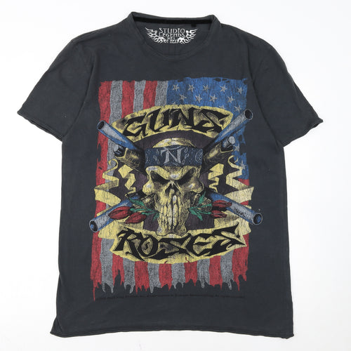 Next Studio Legends Guns N' Roses Black Men's L Rock Band T-Shirt