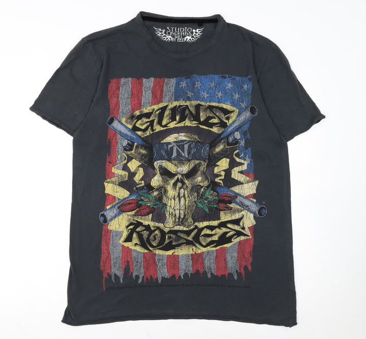 Next Studio Legends Guns N' Roses Black Men's L Rock Band T-Shirt