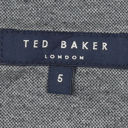 Ted Baker Mens Grey Crew Neck Long Sleeve Knit Sweatshirt Size L