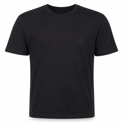 Hugo Boss Men's Black Crew Neck Cotton T-Shirt Size L