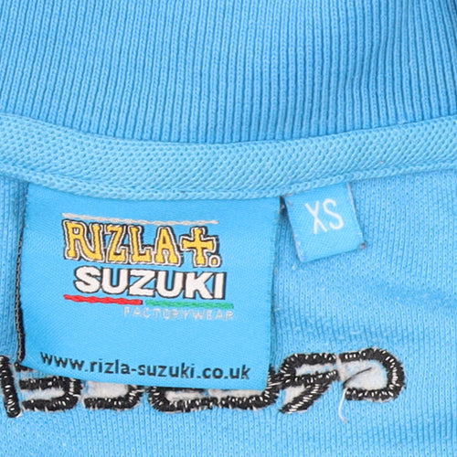 Rizla Suzuki Men's Blue XS Racing Polo Shirt