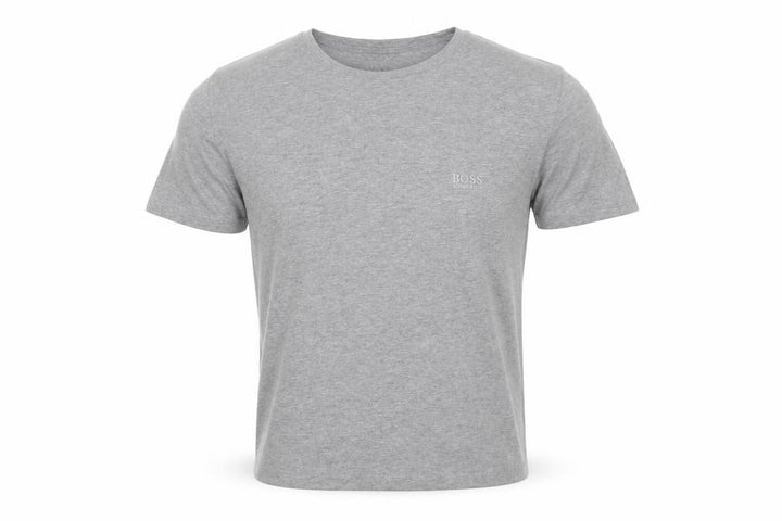 Hugo Boss Men's Grey Cotton Crew Neck Short Sleeve T-Shirt Size S