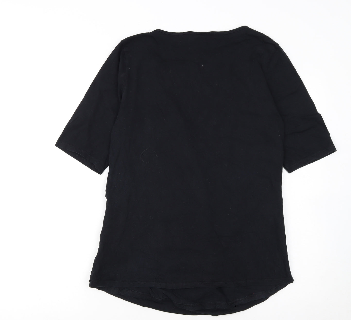Dorothy Perkins Women's Black Wrap Jersey Blouse UK 16