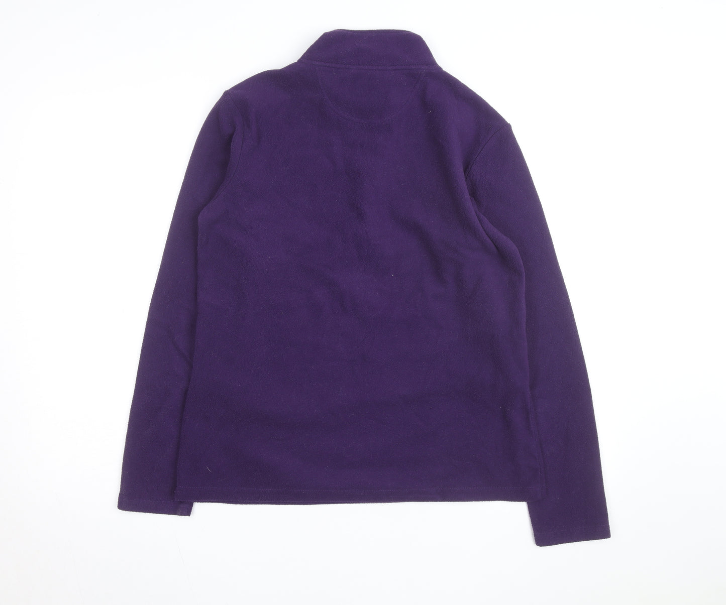 Peter Storm Women's Purple Fleece 1/4 Zip Pullover Sweatshirt Size 14