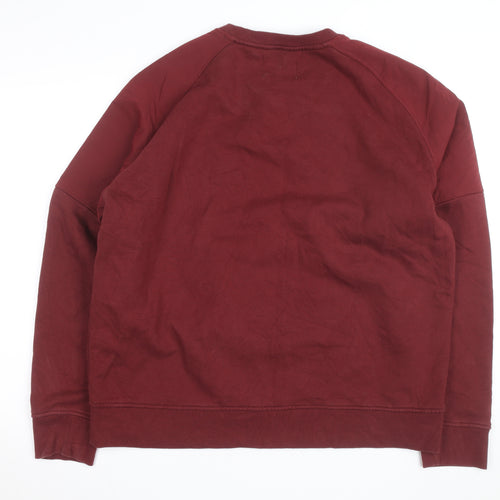 Champion Men's Red XL Pullover Sweatshirt Crew Neck Logo Fleece